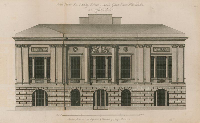 Zuidkant van Trinity House door English School