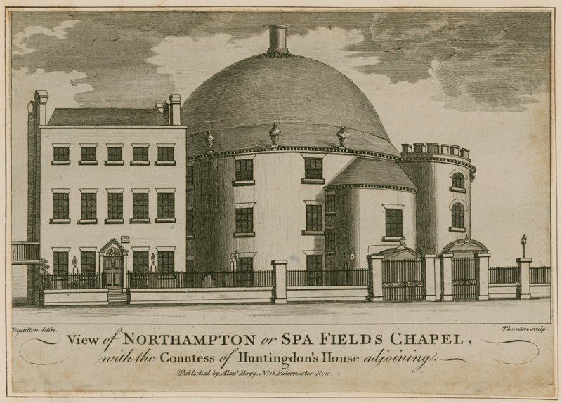 Spa Fields Kapel, Clerkenwell door English School