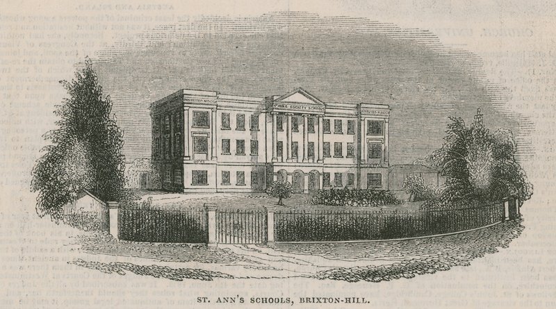 St Anns Scholen in Brixton Hill door English School