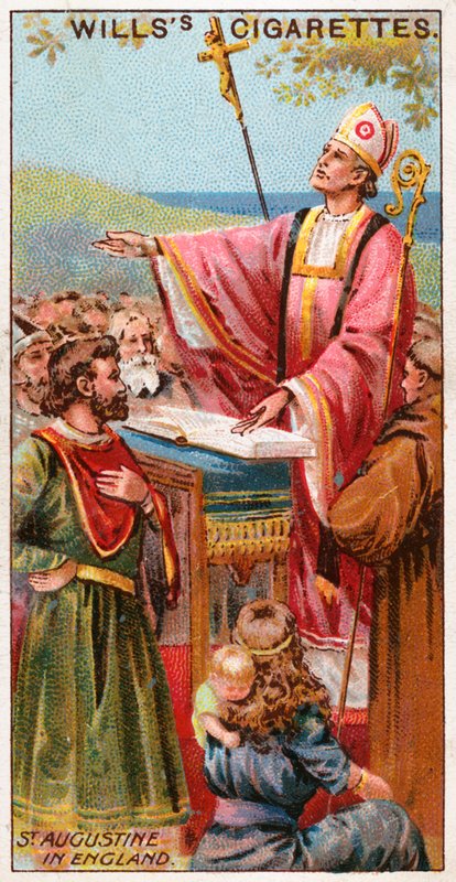 Sint-Augustinus in Engeland door English School