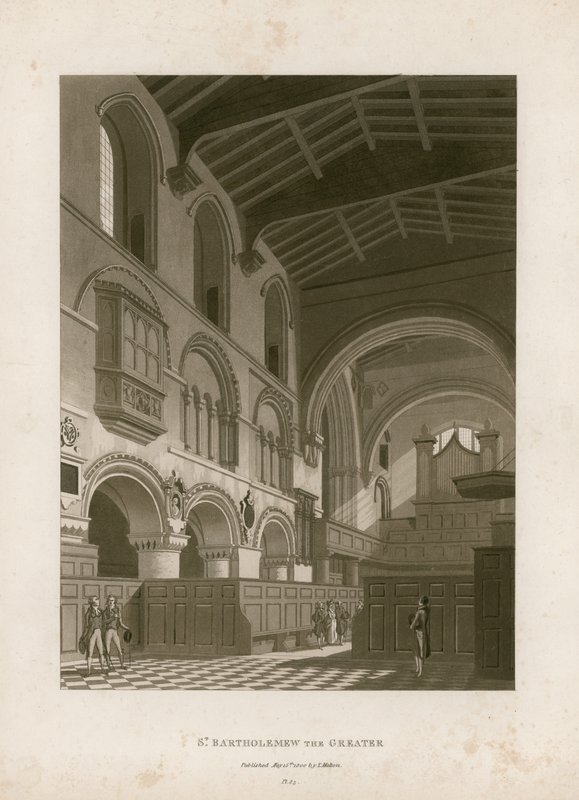 St. Bartholomew the Greater, Smithfield door English School