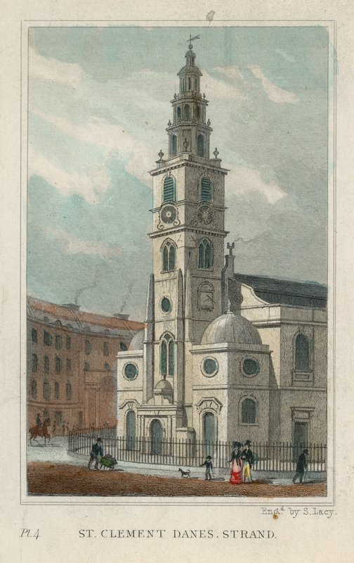 St. Clement Danes op de Strand door English School