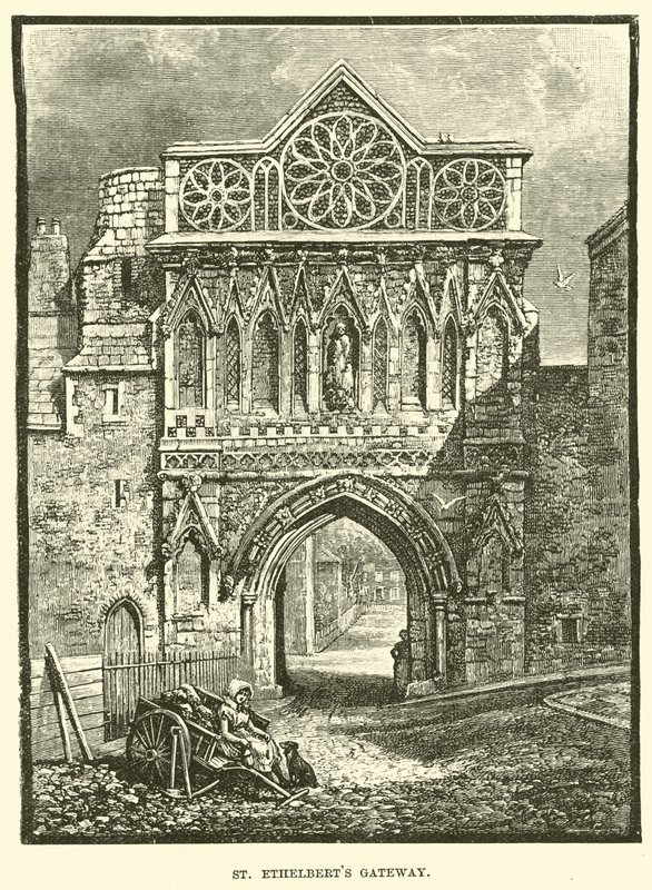St Ethelberts Poort door English School