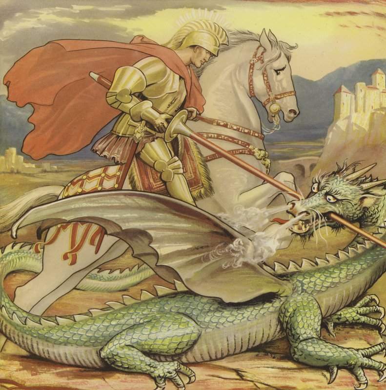 Sint Joris en de draak door English School