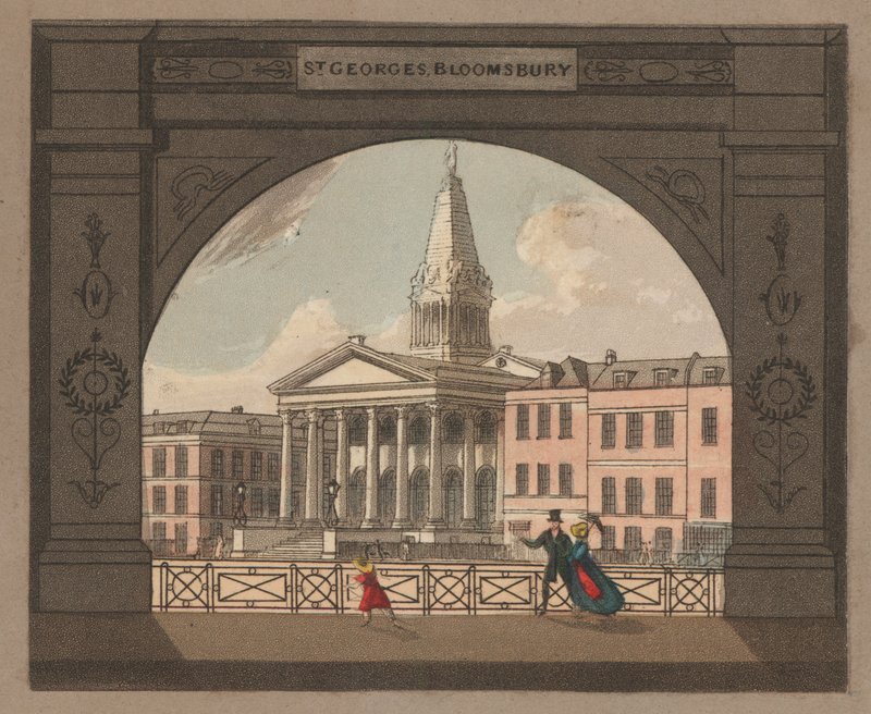St Georges Bloomsbury door English School