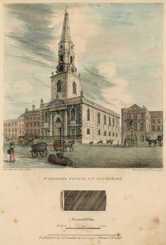 St. Georgiuskerk, Southwark door English School