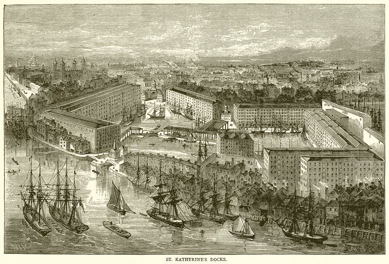 St. Katherines Docks door English School