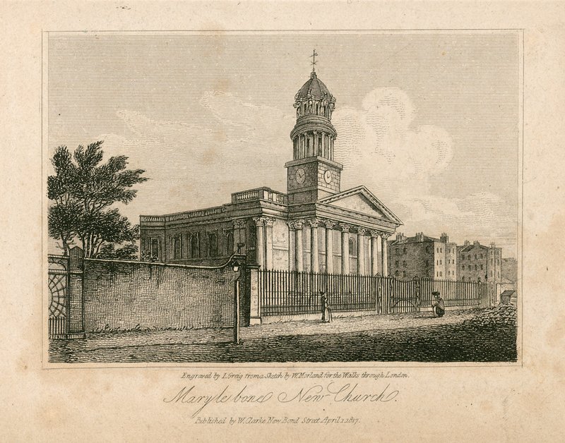 St Marylebone Kerk, Londen door English School