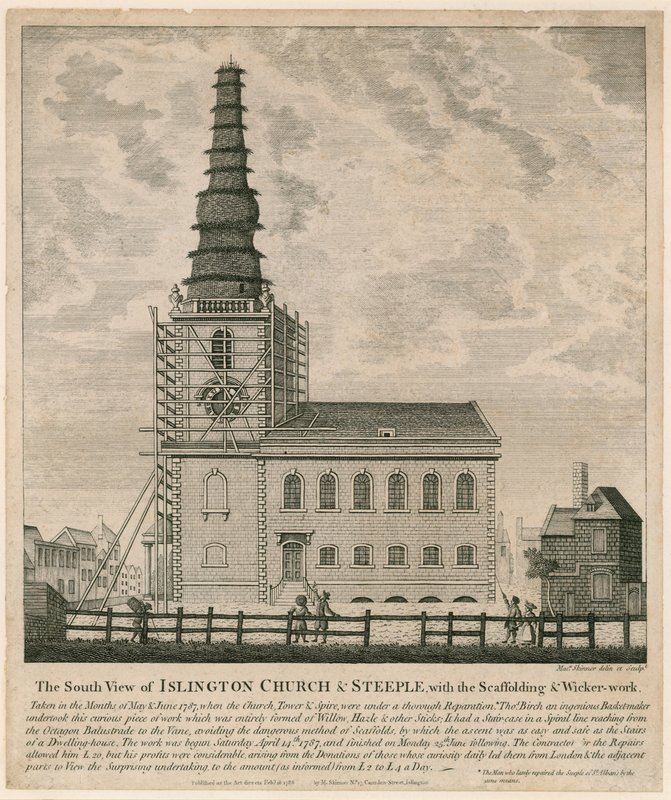 St Marys Church, Islington (oude kerk) door English School
