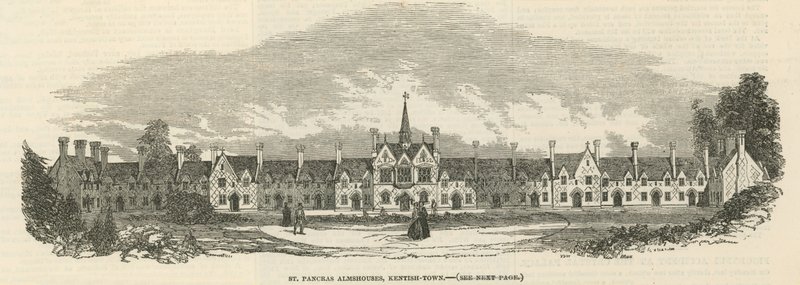 St. Pancras Armenhuizen door English School