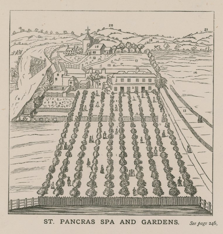 St Pancras Spa en Tuinen door English School