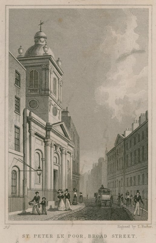 St Peter de Arme, Londen door English School