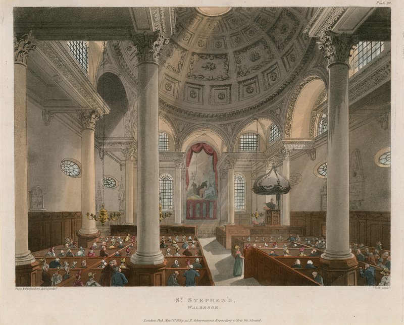 St Stephen Walbrook door English School