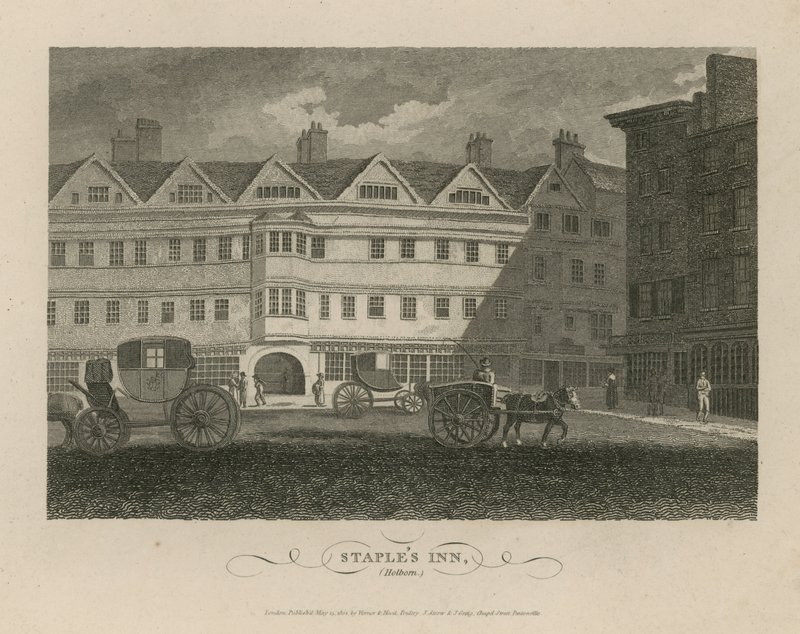 Staples Inn, Holborn door English School