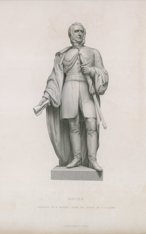 Standbeeld van Charles James Napier door English School