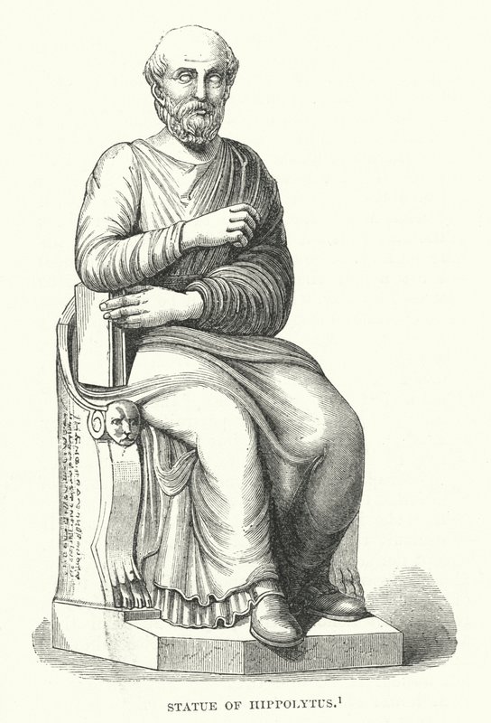 Standbeeld van Hippolytus door English School