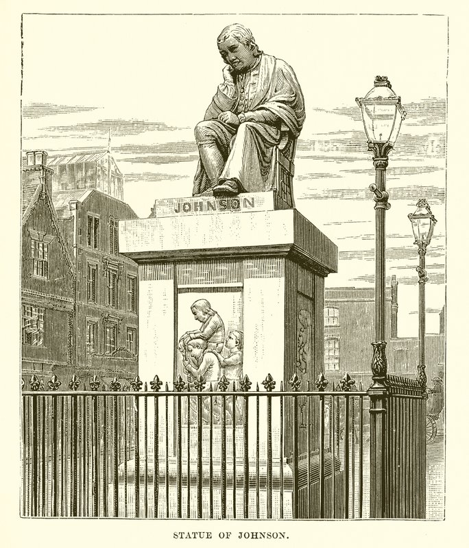 Standbeeld van Johnson door English School