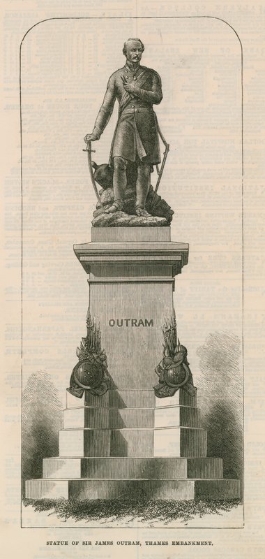 Standbeeld van Sir James Outram door English School