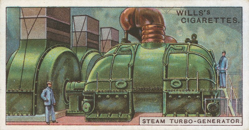 Stoomturbogenerator door English School