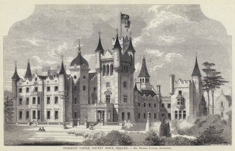 Stormont Castle, County Down, Ierland door English School