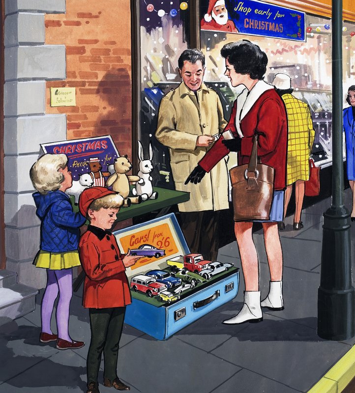 Straatventer door English School