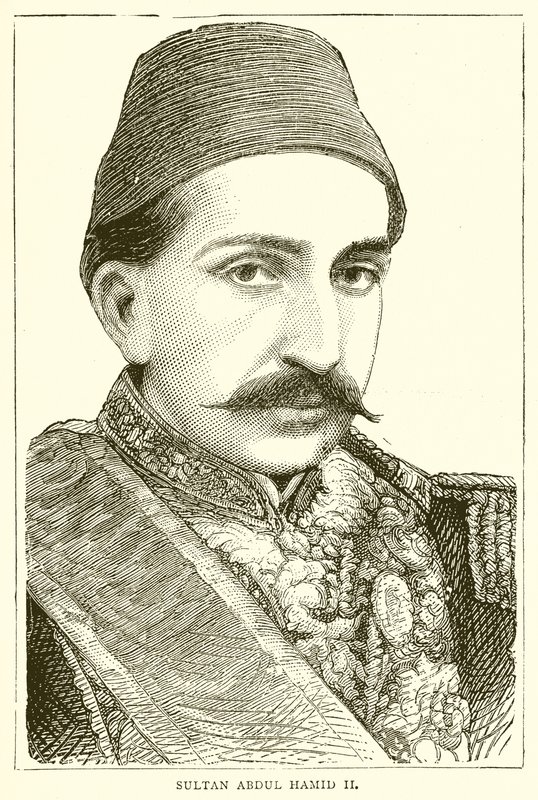 Sultan Abdul Hamid II door English School