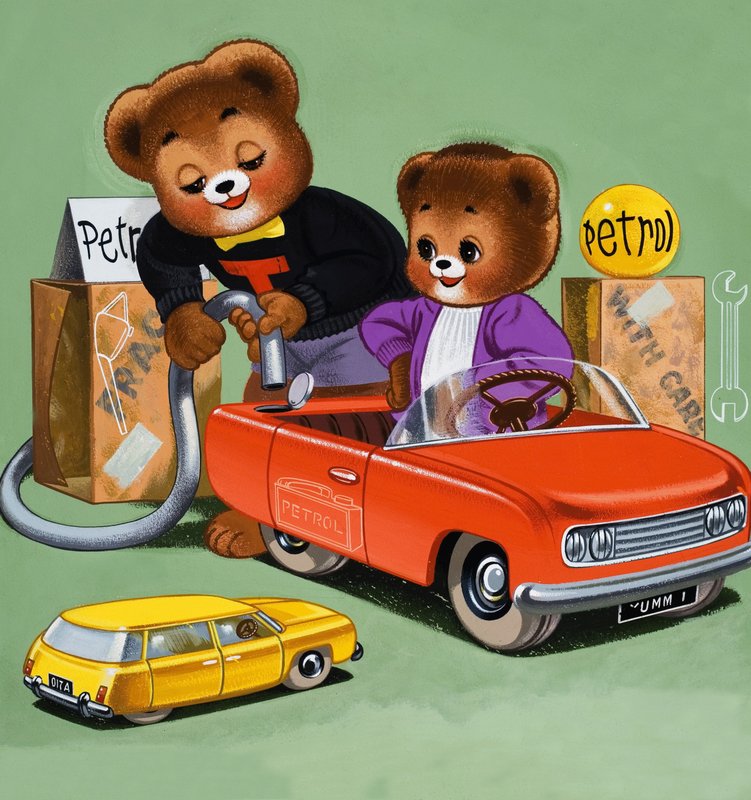 Teddybeer (met verborgen objecten) door English School