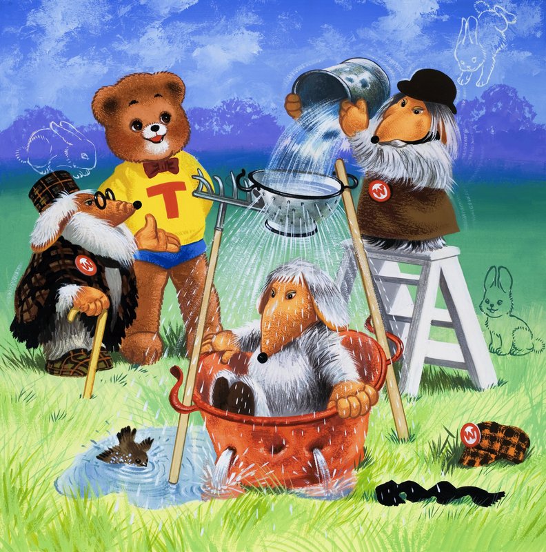 Teddybeer (met verborgen objecten) door English School