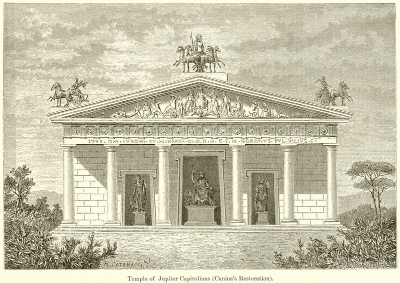 Tempel van Jupiter Capitolinus (Canina
