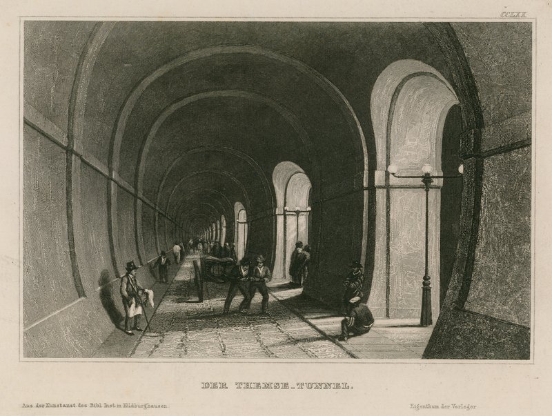 Thames Tunnel door English School