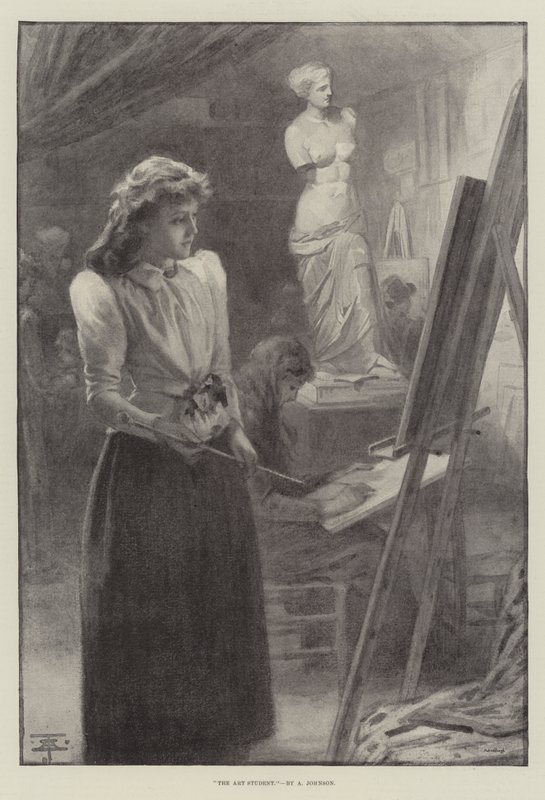 De kunststudent door English School
