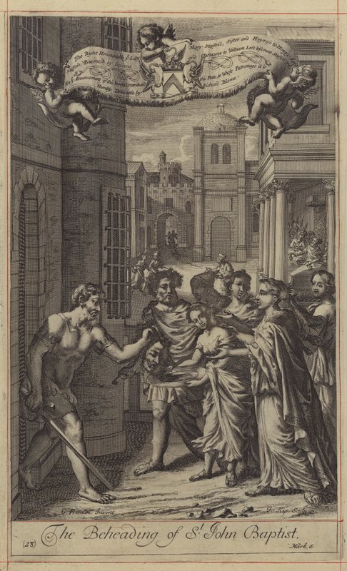 De onthoofding van Johannes de Doper door English School