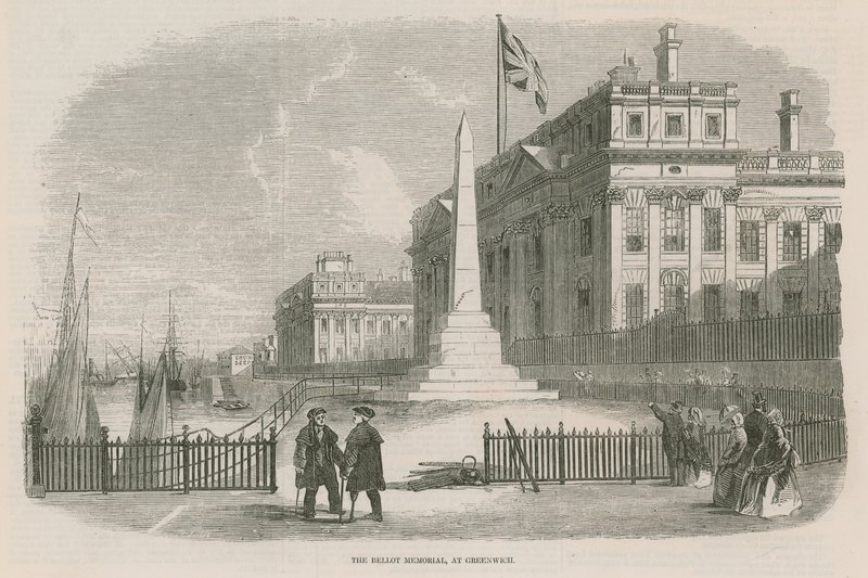 Het Bellot Memorial in Greenwich, Londen door English School