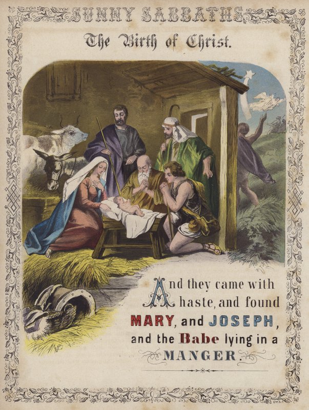 De geboorte van Christus door English School