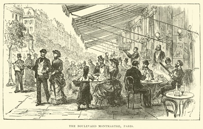 De Boulevard Montmartre, Parijs door English School