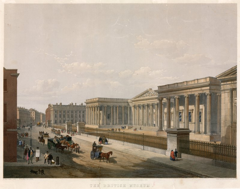 Het British Museum door English School