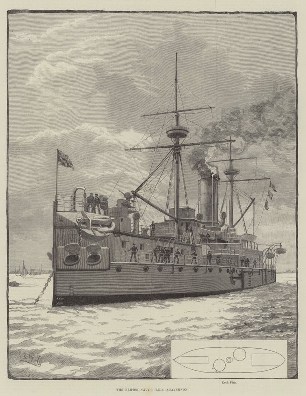 De Britse Marine, HMS Agamemnon door English School