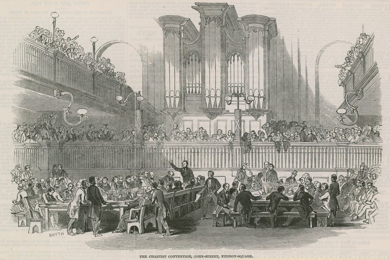 De Chartist conventie door English School