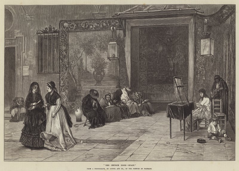 De kerkdeur, Spanje door English School