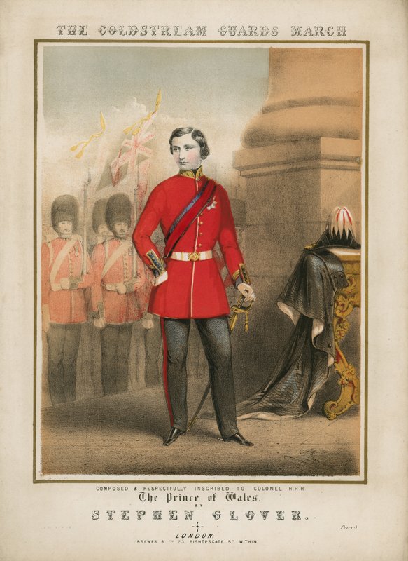 De Coldstream Guards mars door English School