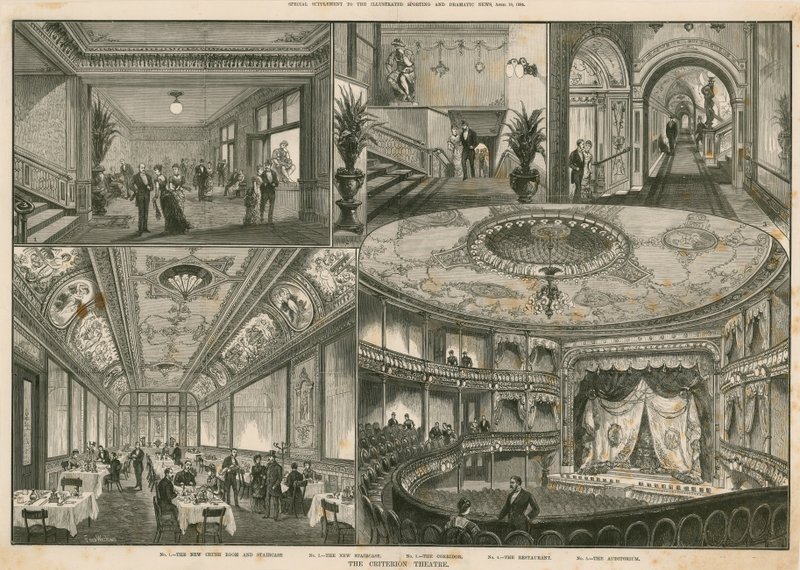 Het Criterion Theater, Londen door English School