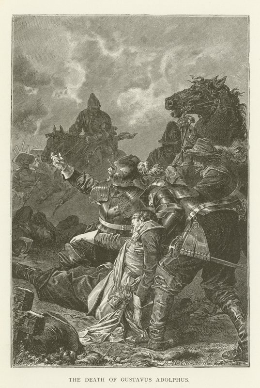 De dood van Gustavus Adolphus door English School