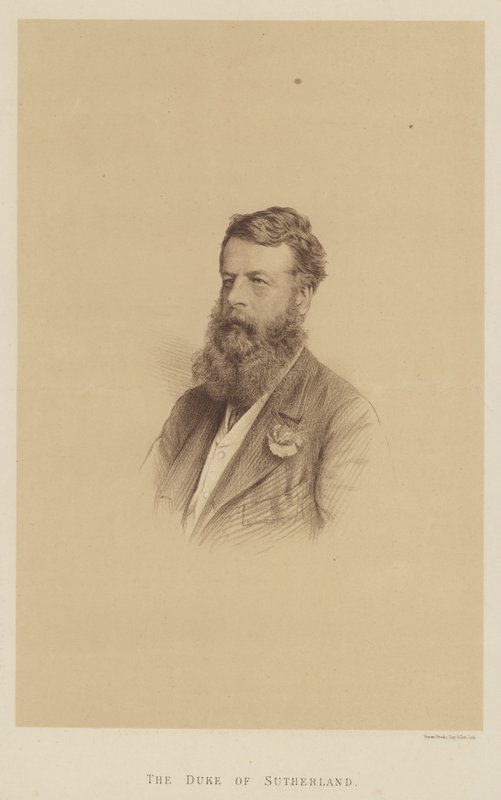 De Hertog van Sutherland (litho) door English School