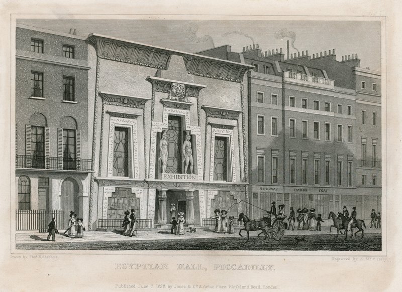 De Egyptische Hal, Piccadilly door English School