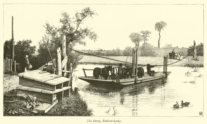 De veerboot, Bablock-hythe door English School