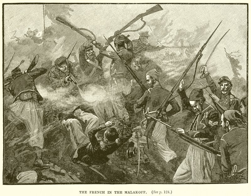 De Fransen in de Malakoff door English School
