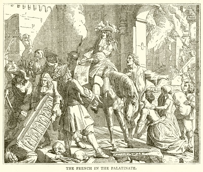 De Fransen in de Palts door English School