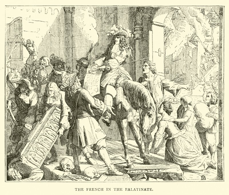 De Fransen in de Palts door English School