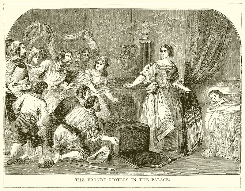 De Fronde-opstandelingen in het Paleis door English School