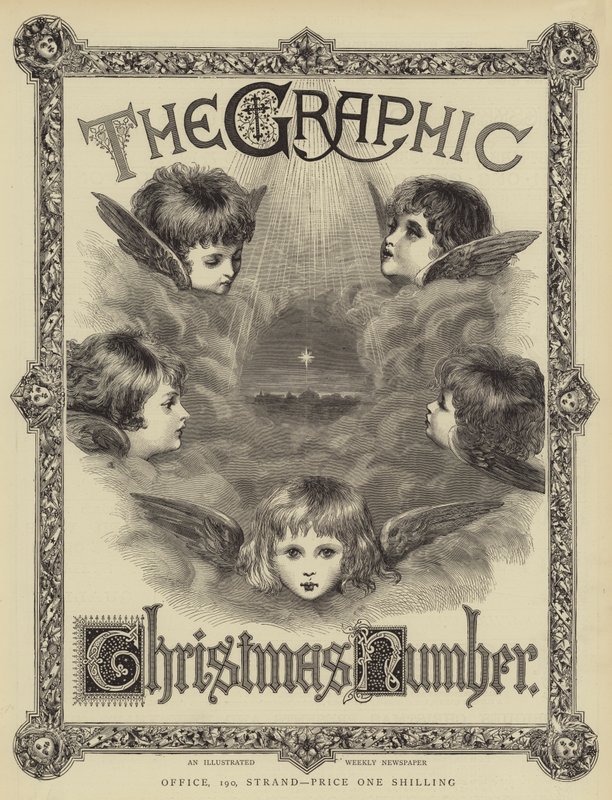 Het grafische kerstnummer (gravure) door English School